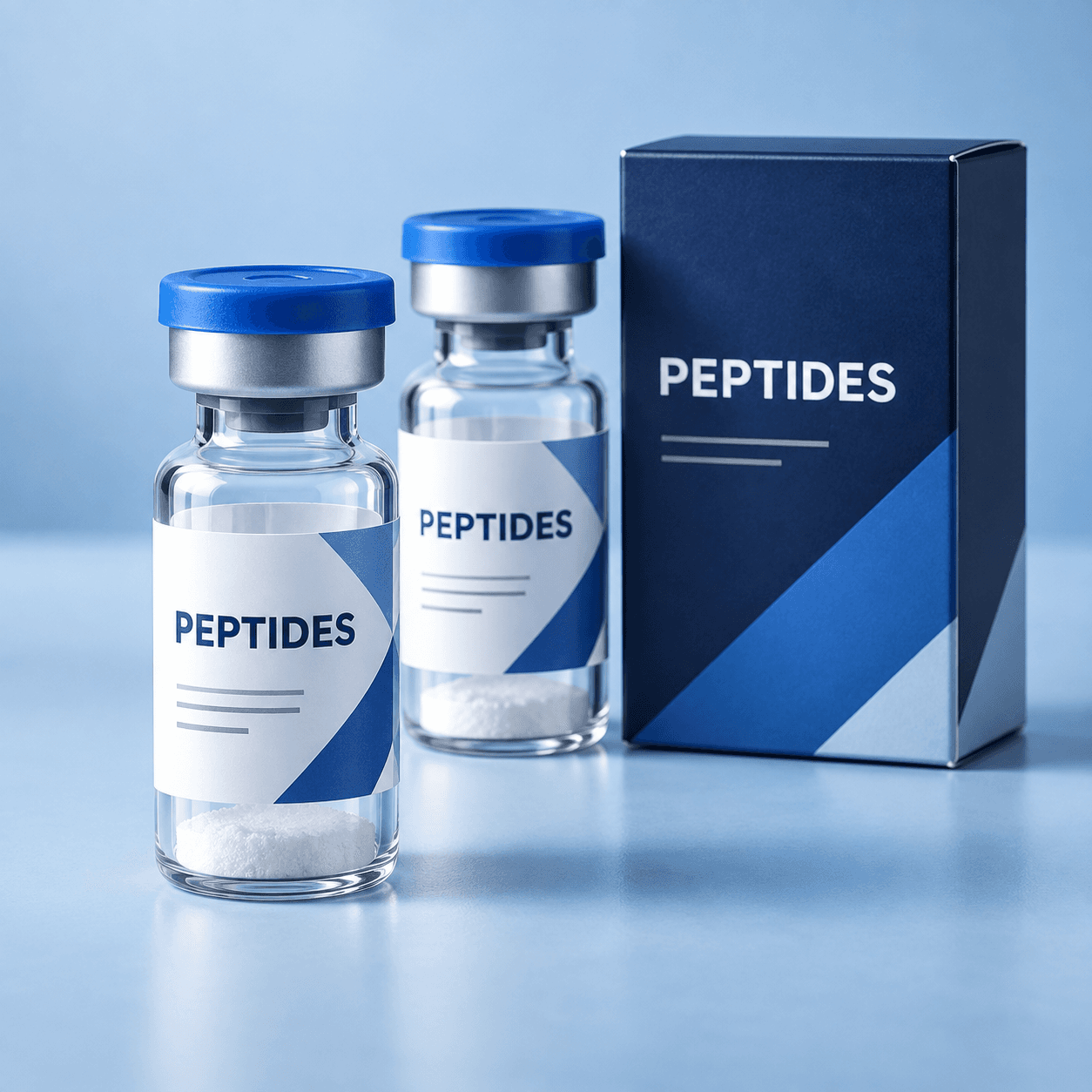 Illustrative peptide product on a partner storefront